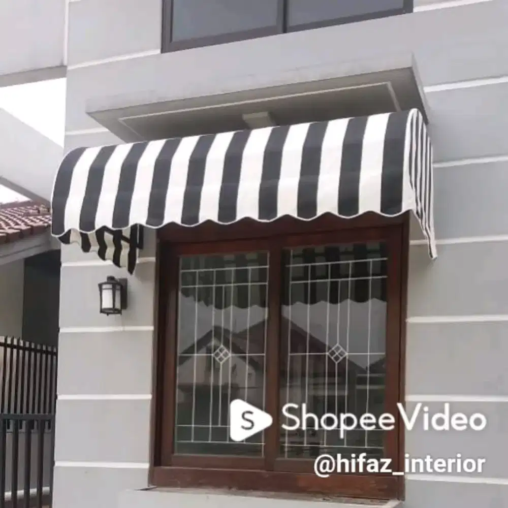 Jasa pemasangan kanopi kain awning