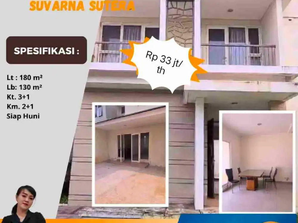 Disewakan CLuster Elysia Lt. 180 Suvarna Lavon Cikupa Tangerang