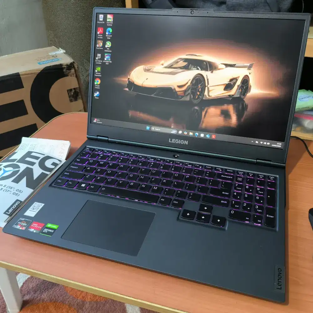 Lenovo Legion 5 GTX 1650 Ti Ryzen 5 laptop gaming kerja desain kuliah