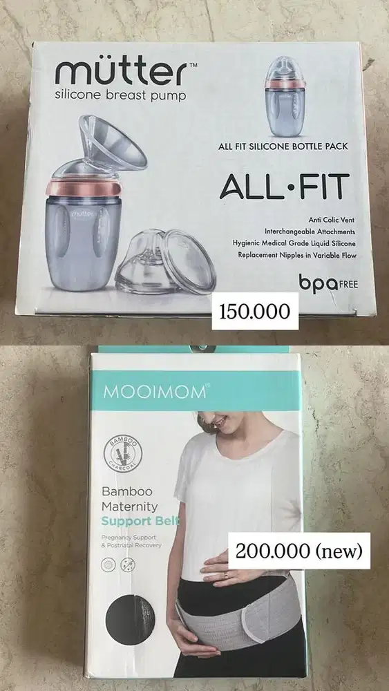 Barang bayi sebagian ada preloved, sebagian ada yang cuman sekali pake