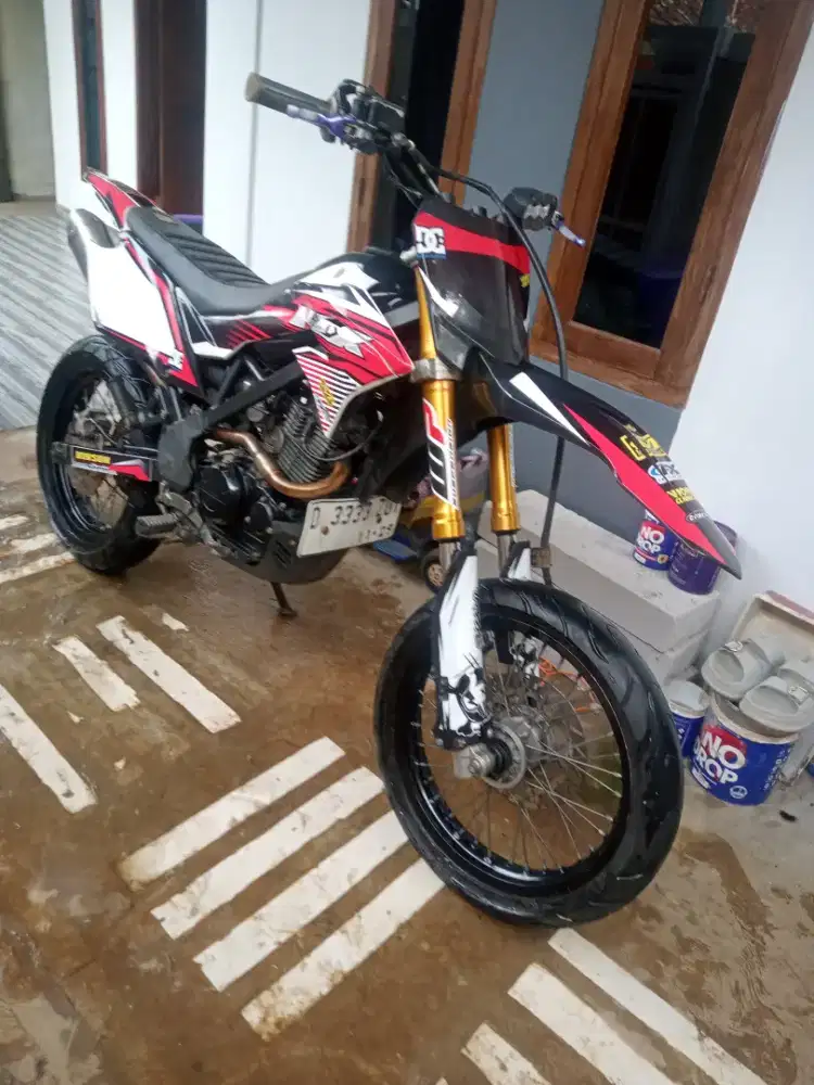 Kawasaki KLX dt plat nomor bandung