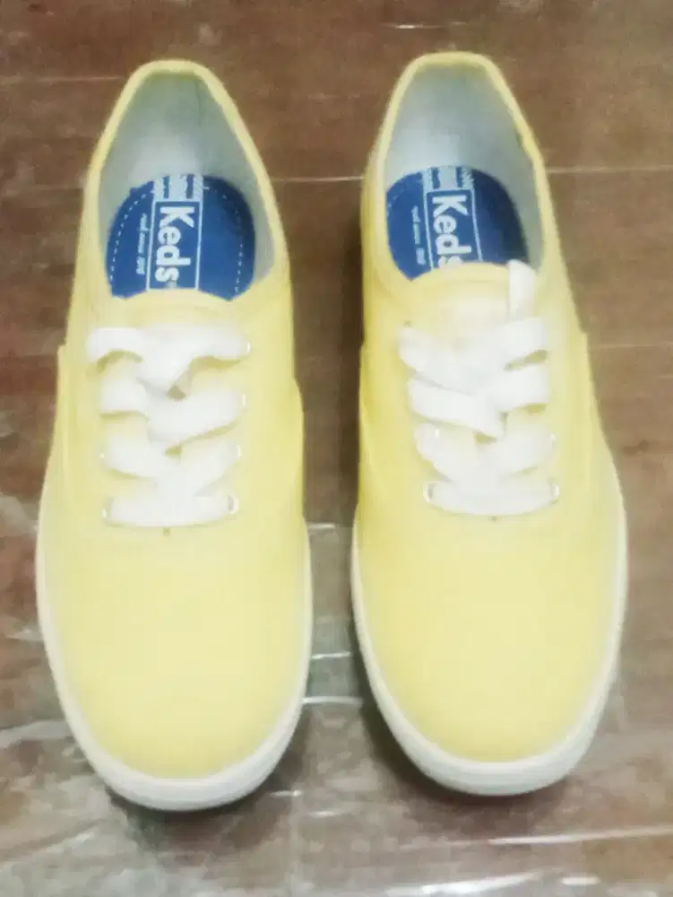 DIJUAL Sepatu Wanita KEDS, CHAMPION, YELLOW, ORI, Baru, China, Sz 36