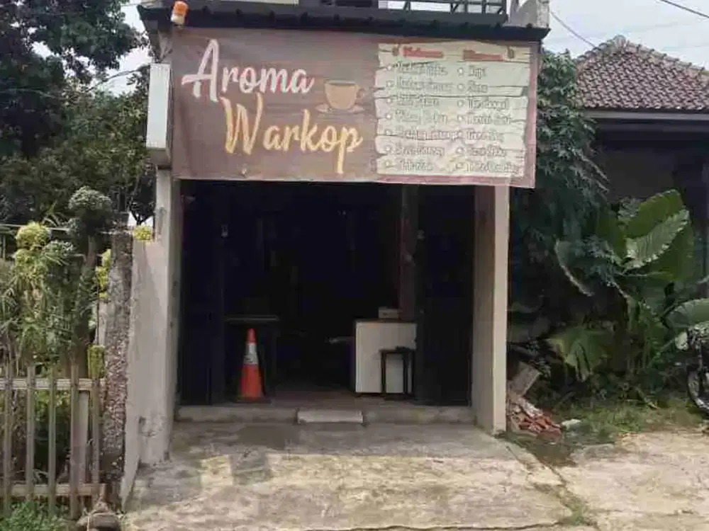 DIJUAL WARKOP STRATEGIS PINGGIR JALAN MUSTIKASARI BEKASI