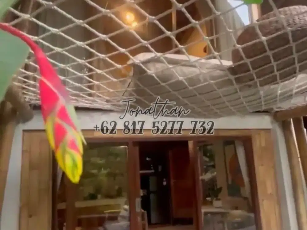 Dijual Bamboo Villa 5 Unit Jungle View Tegalalang Ubud SHM - VSYK