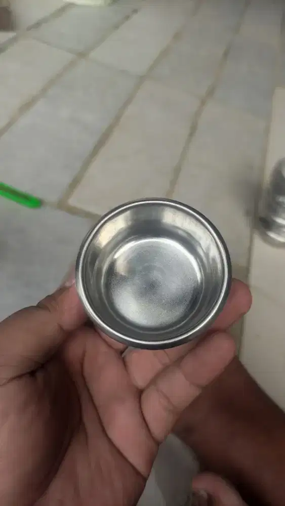 GALIPOT/ KOM COM IODINE KECIL CUP BOWL MANGKOK 6 CM STAINLESS