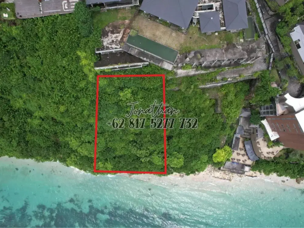 Dijual Tanah Freehold Tepi Tebing Nusa Dua Zona Pariwisata