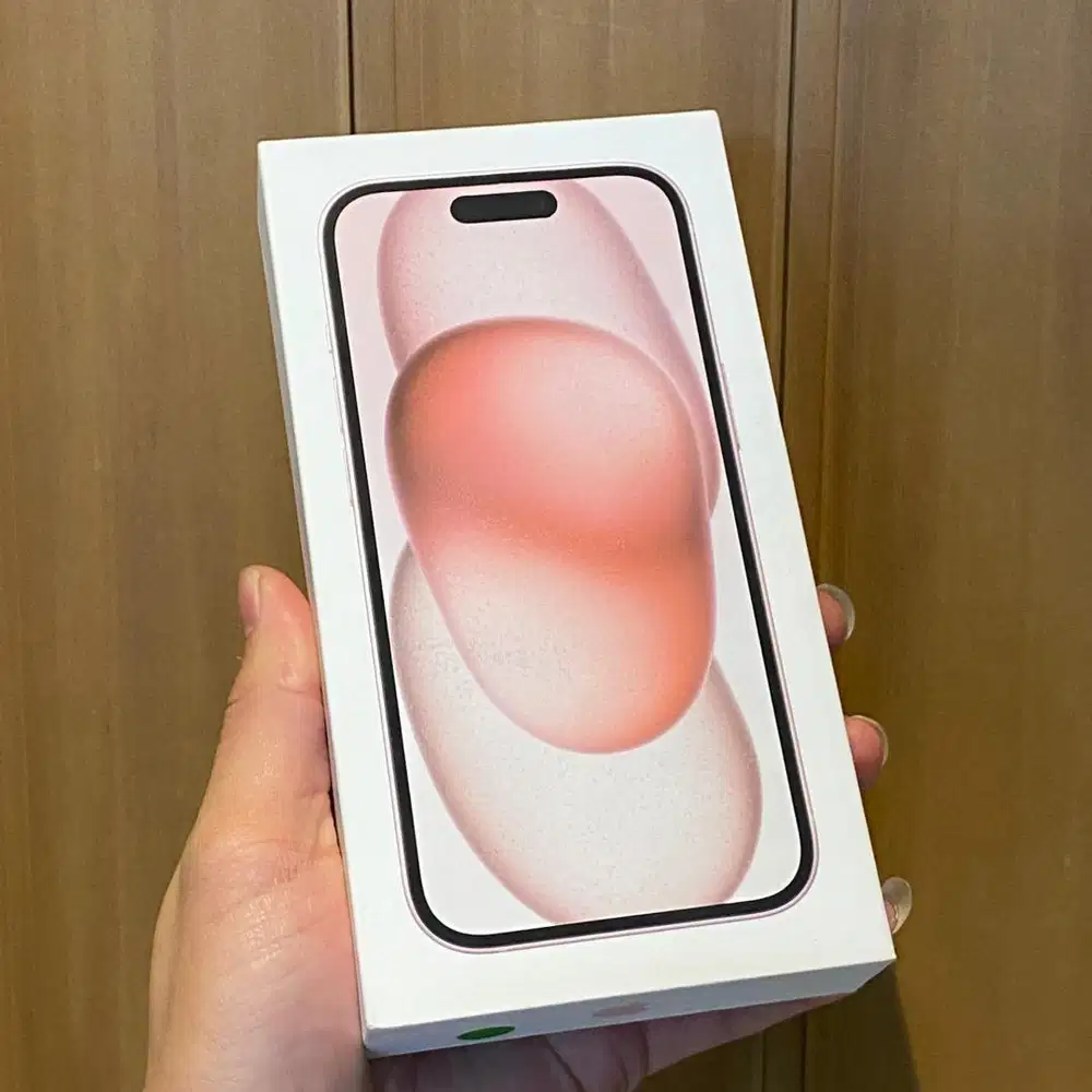NEW iPhone 15 128GB Pink Resmi iBox