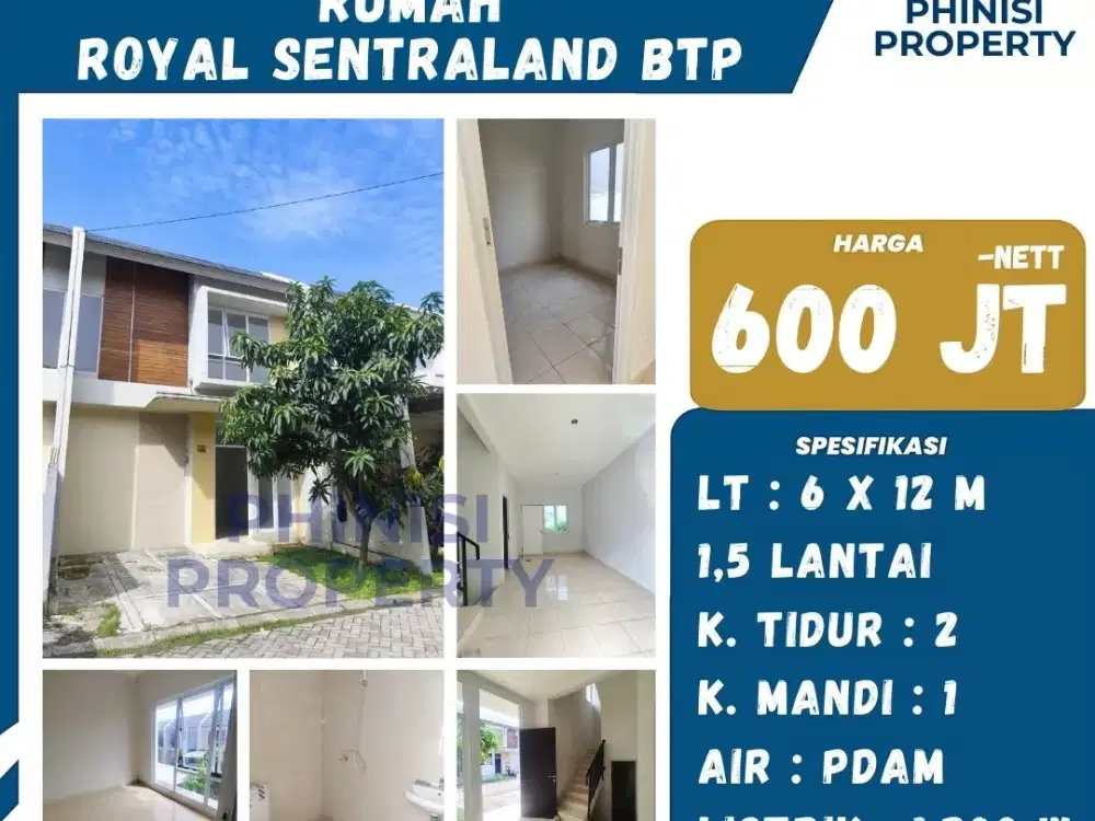 Dijual Rumah Siap Huni di Royal Sentraland BTP