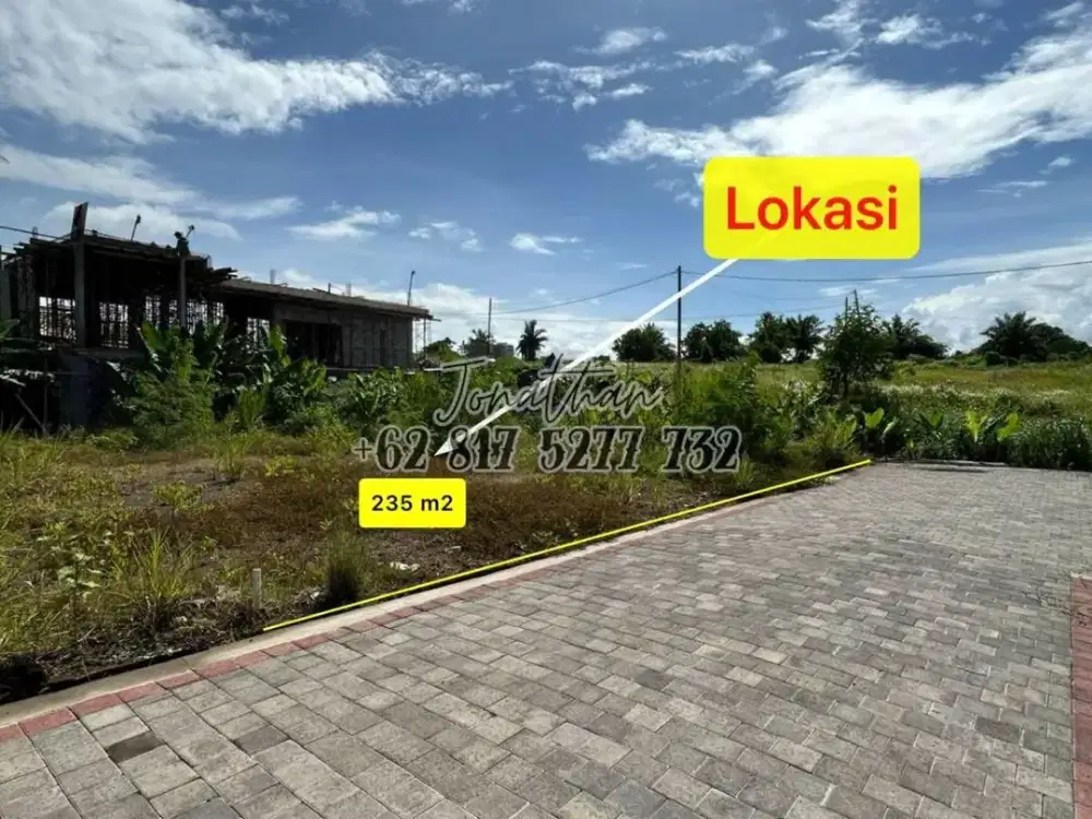 Dijual Tanah Langka Zona Kuning Kedungu Dekat Pantai - LSKT