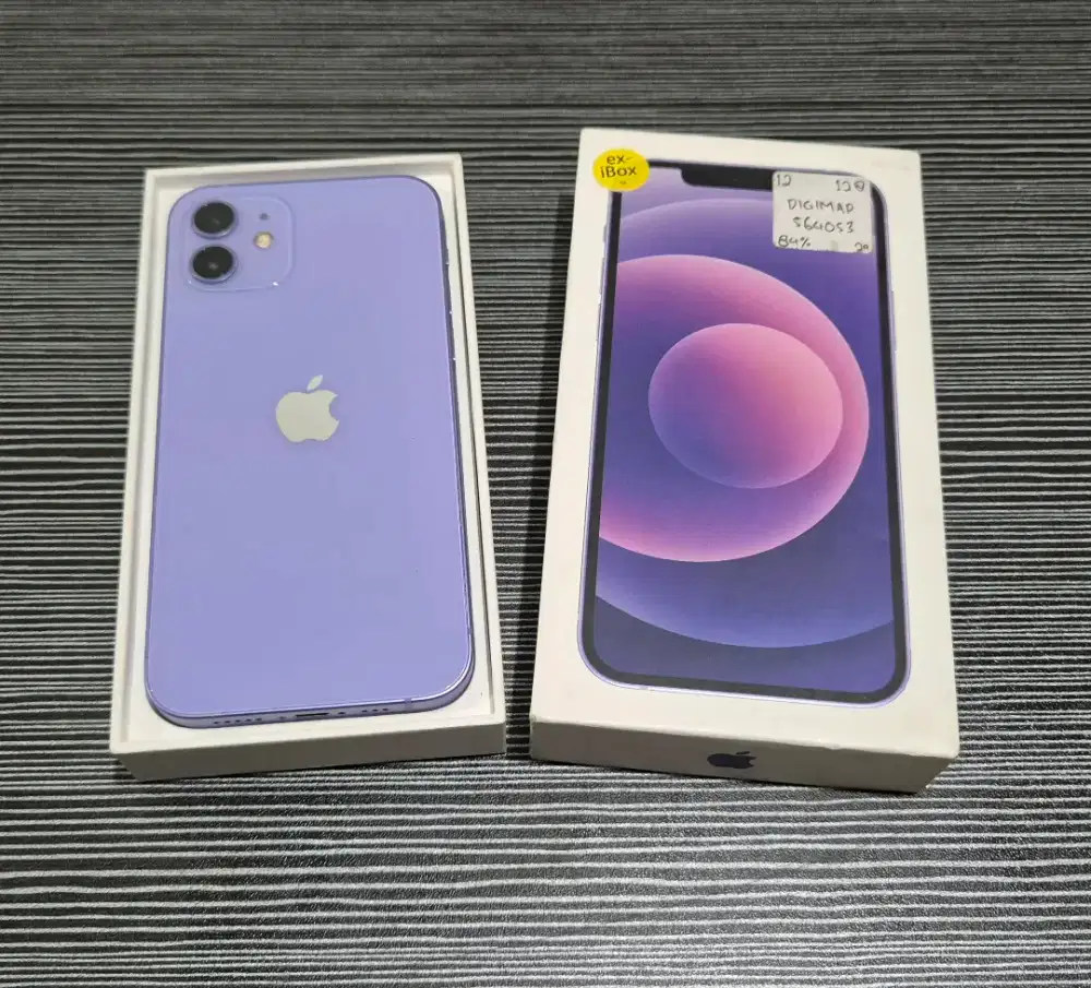 Dijual Iphone 12 128GB Warna Ungu