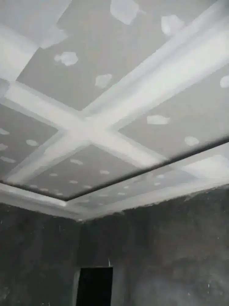 Plafon gypsum dan pvc