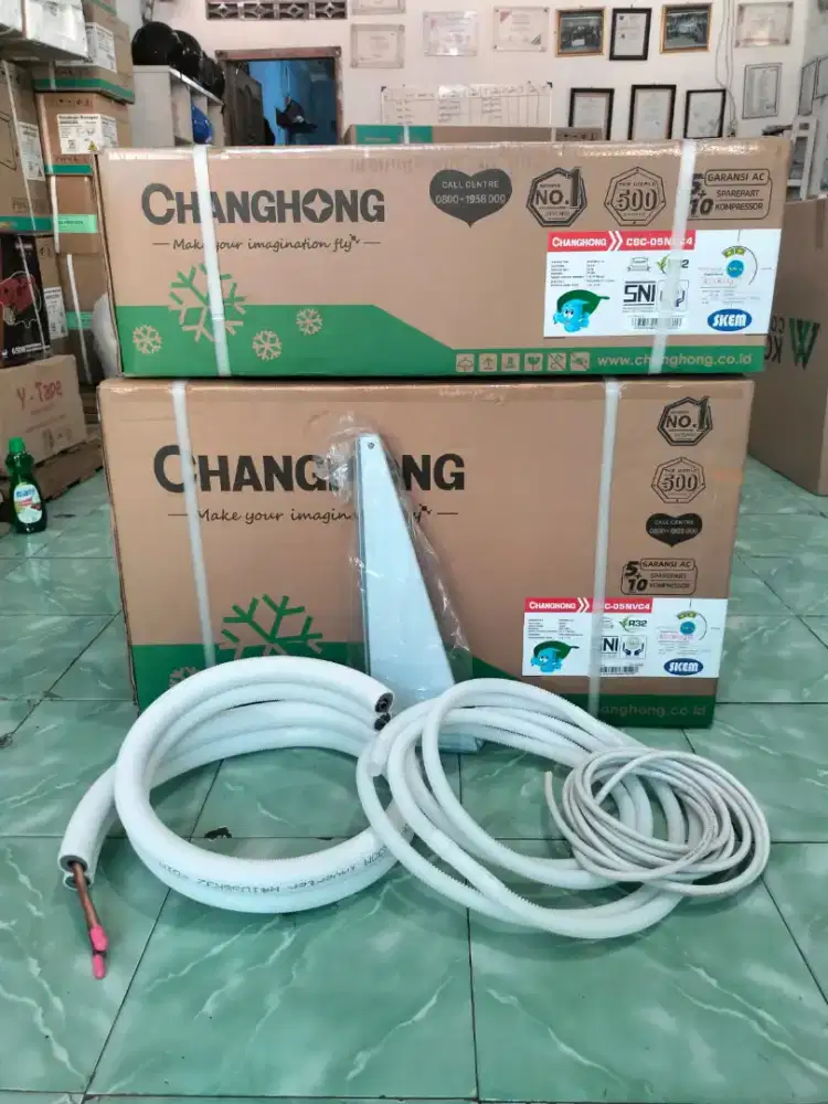 AC 1/2pk include pemasangan dan material bergaransi pembayaran COD