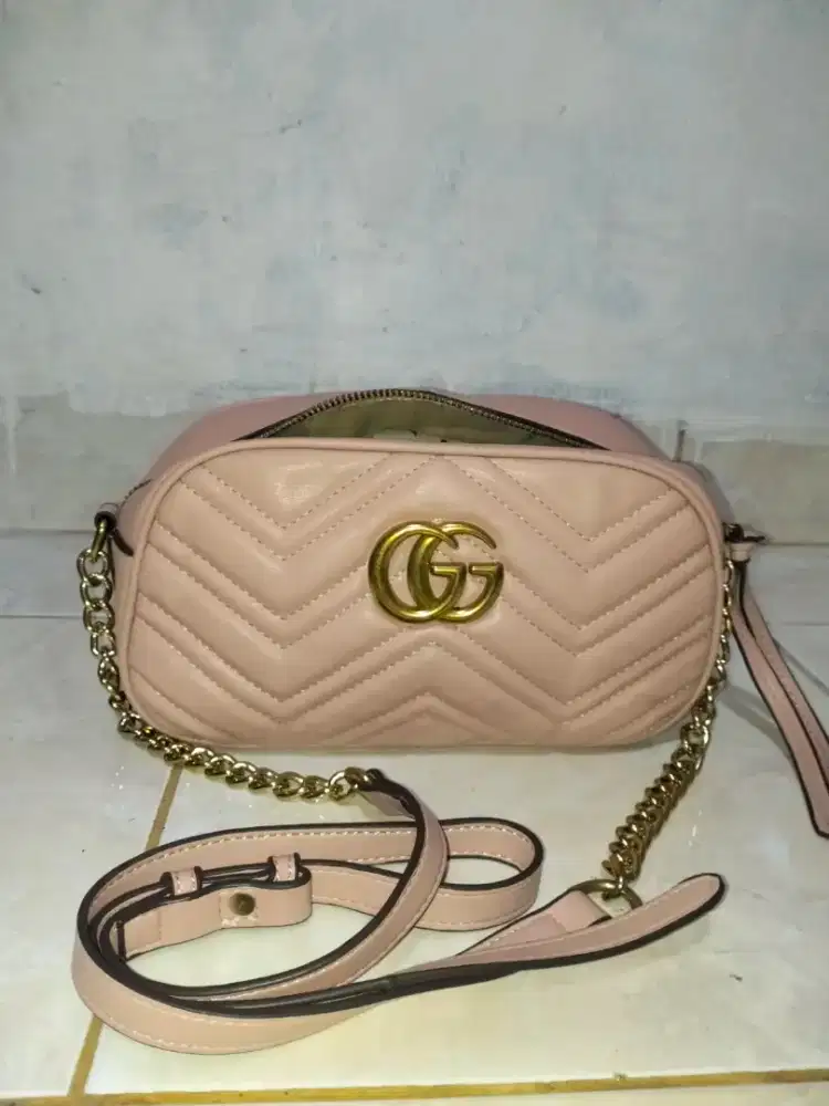 TAKE ALL Tas Selempang Pink Dan coklat.