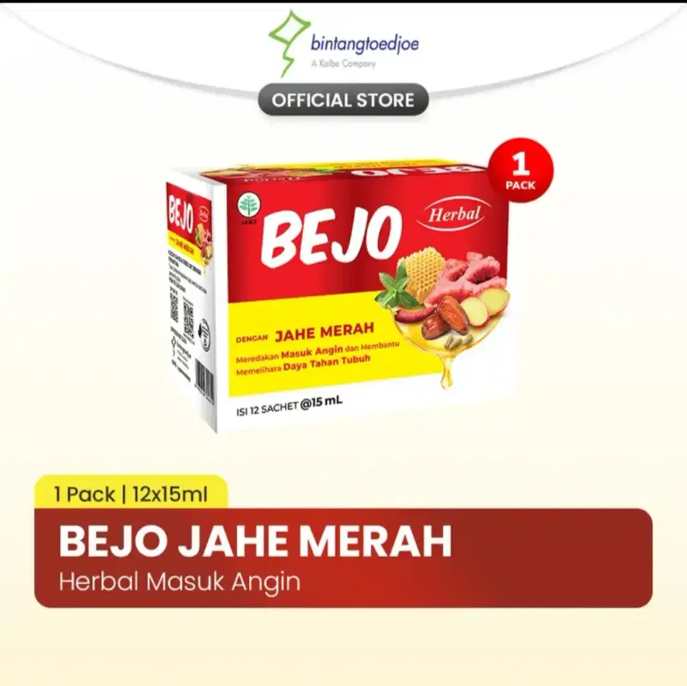 Bejo jahe merah bisa untuk meredahkan masuk angin