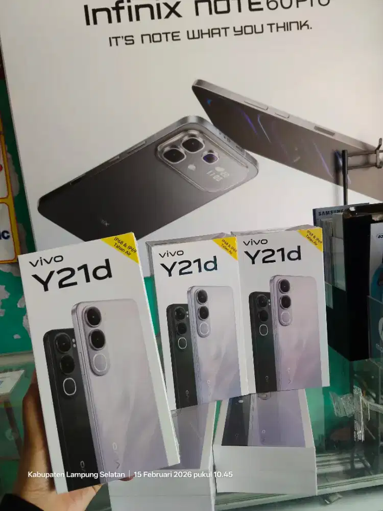 Vivo y21d 8+8/128gb garansi resmi ,promo termurah ,segel ,barang baru