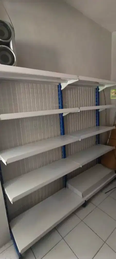 JUAL CEPAT RAK GONDOLA FULL SET MEJA KASIR