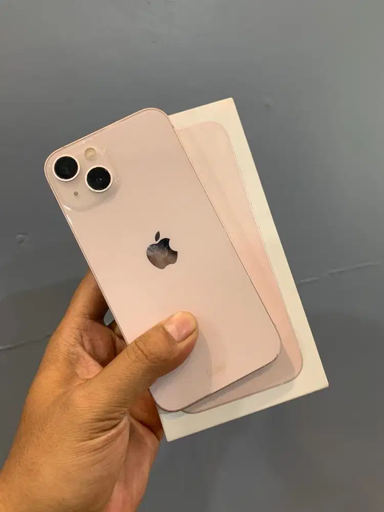 iPhone 13 iBox 128GB Fullset warna pink
