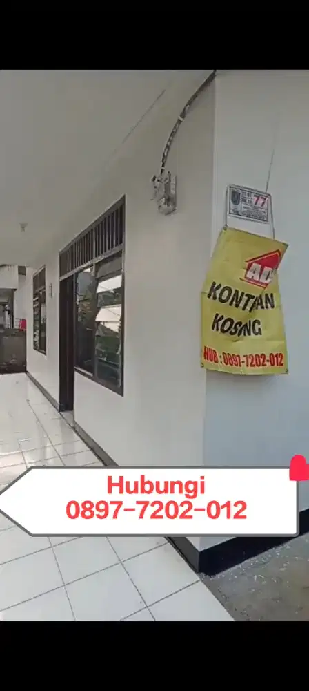 Rumah Disewakan Lokasi Strategis Bebas Banjir Siap Huni