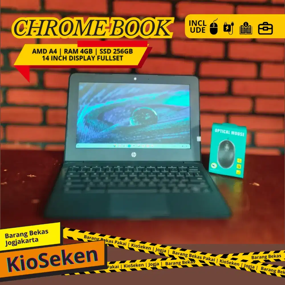 Chromebook HP Ram 4GB 11 Inch