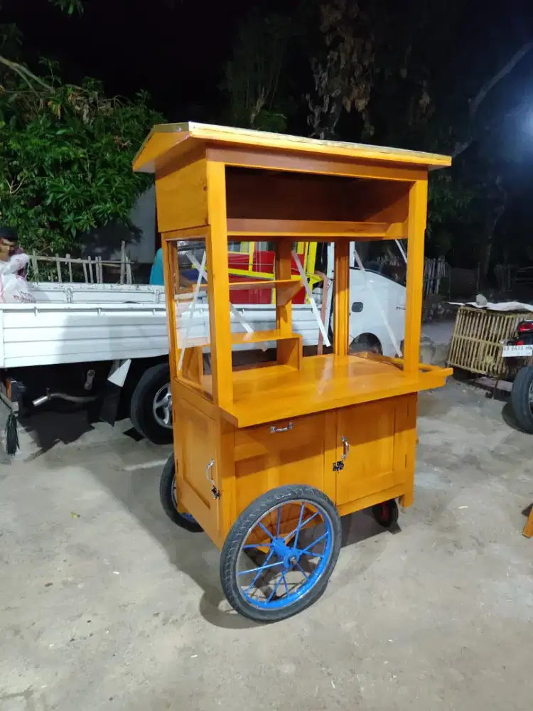 Gerobak Angkringan jg Melayani Pesanan Grobak Bakso Mie Bubur Sate dlL