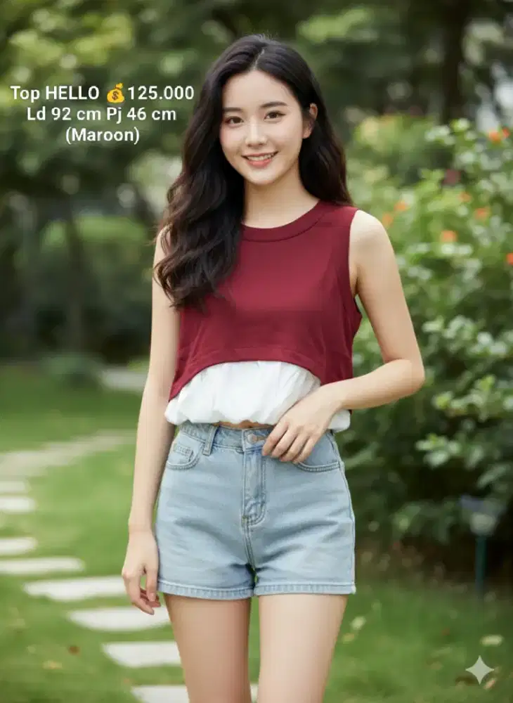 Atasan Baju / Top Hello (Baru)