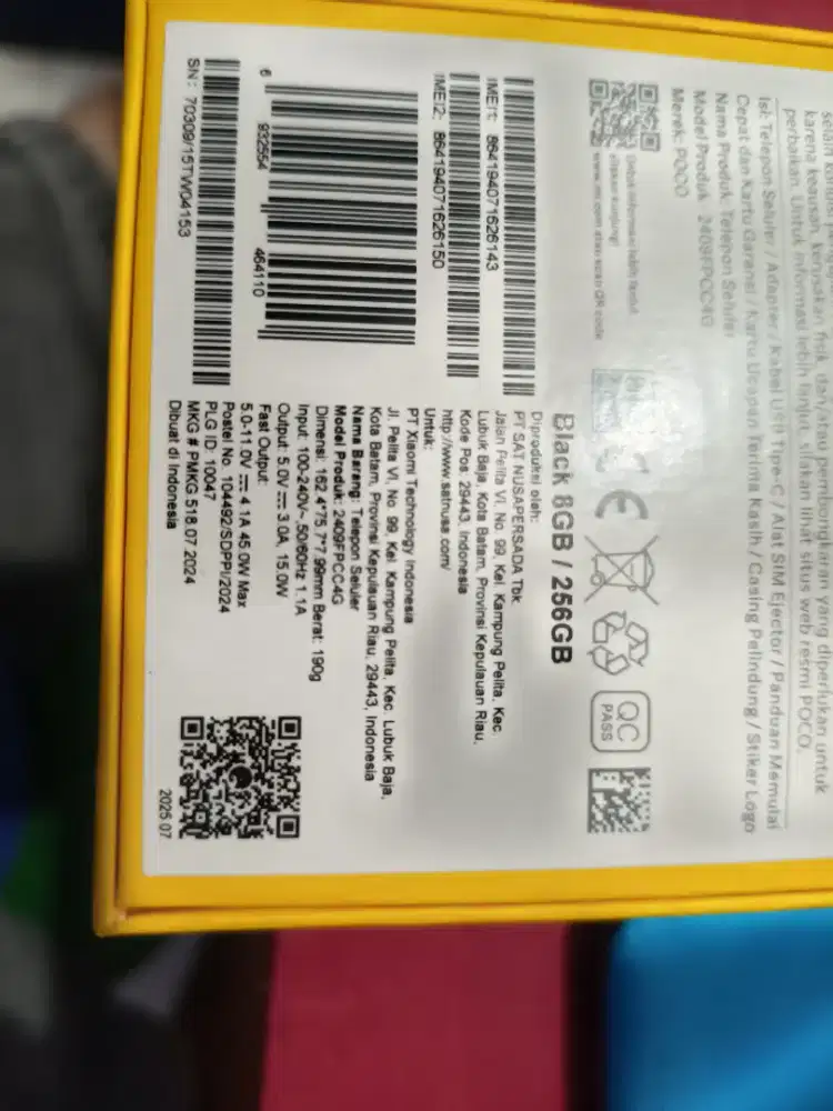 Poco m7 pro 5g bekas