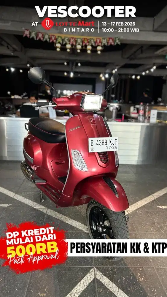 PIAGIO VESPA MATIC S 125 IGET TAHUN 2018