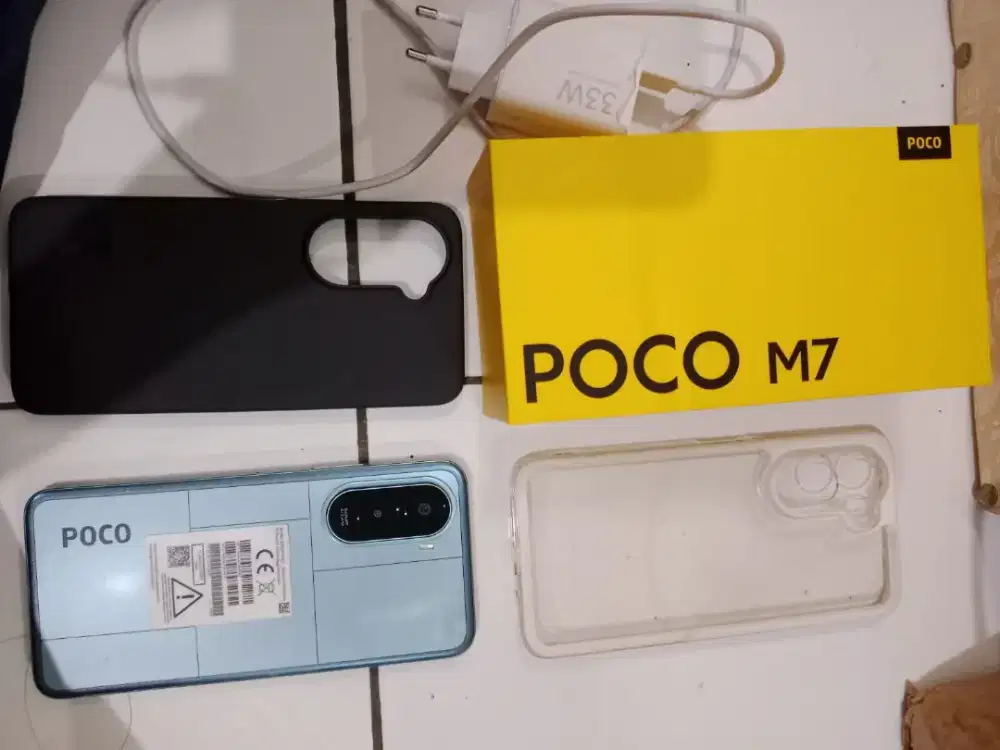 Poco M7 8/256GB FULLSET GARANSI RESMI NORMAL BONUS CASE