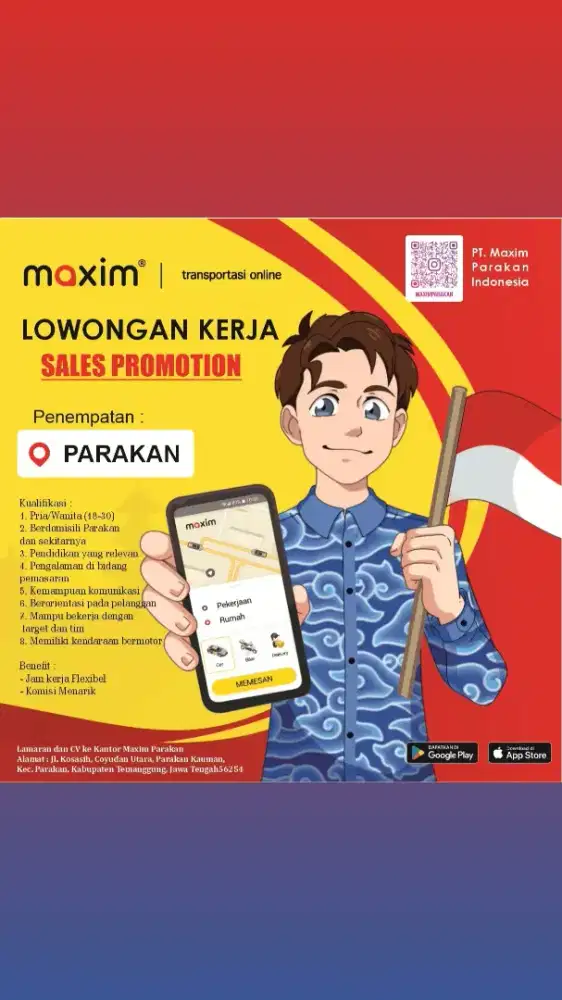 Lowongan sales promo maxim