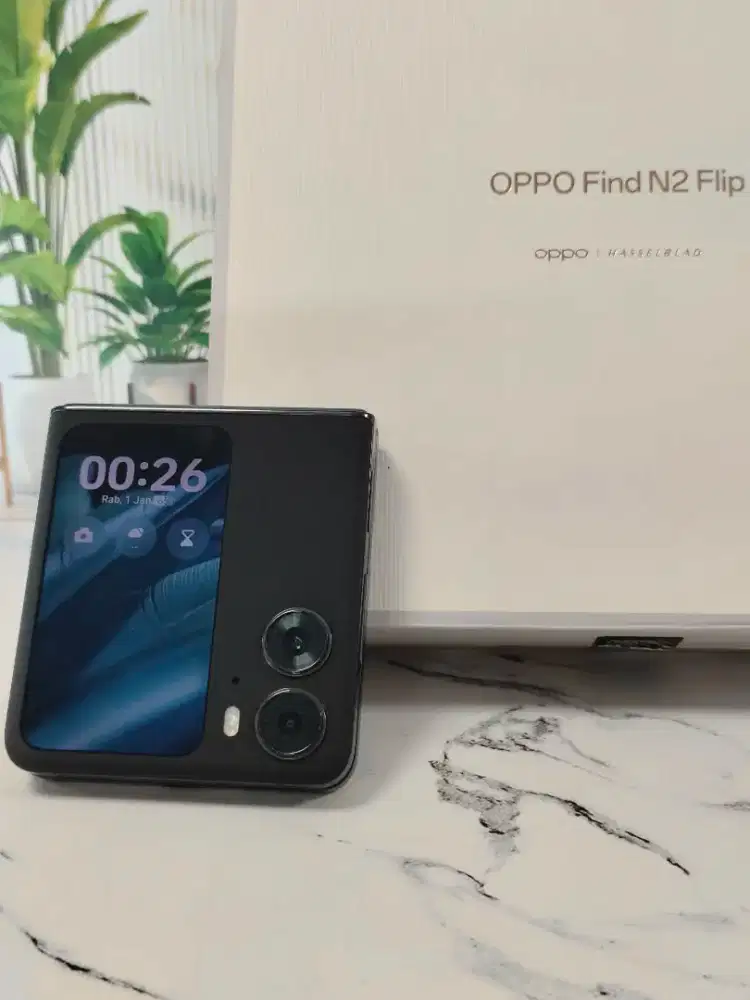 Oppo find N2 flip 8/256gb lengkap lengkap