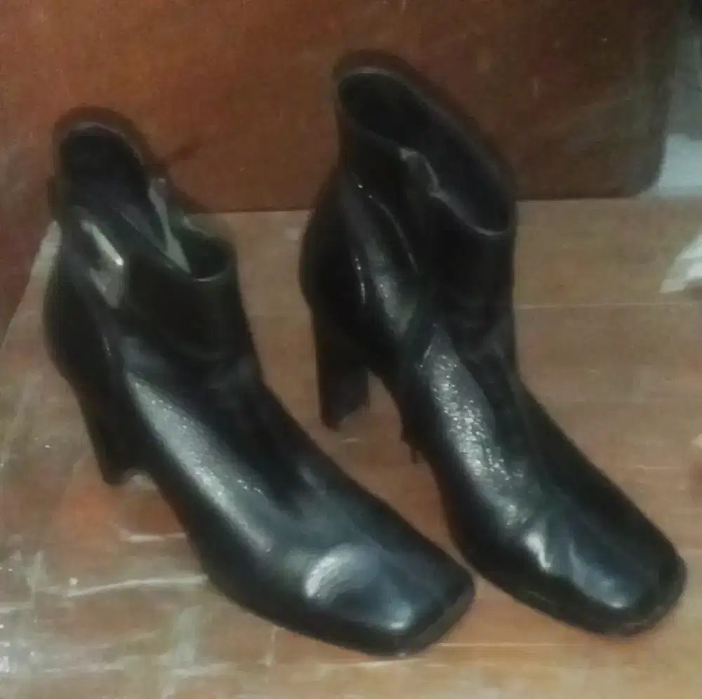 DIJUAL Sepatu Boot Wanita, EDWARD FORRER, ORI, Black, Sz 38
