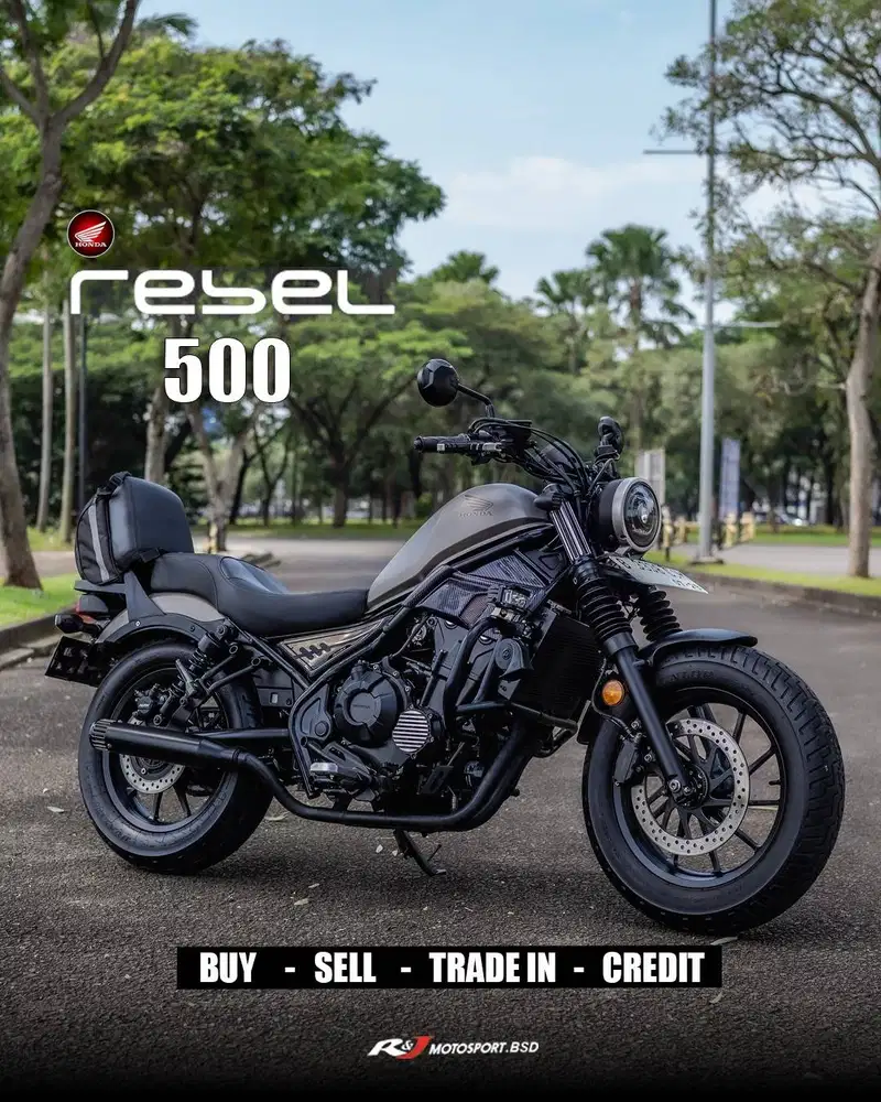 (Full Paper) Honda Rebel 500 Rebel500 Knalpot Costom Nik 2018 KM 4.000