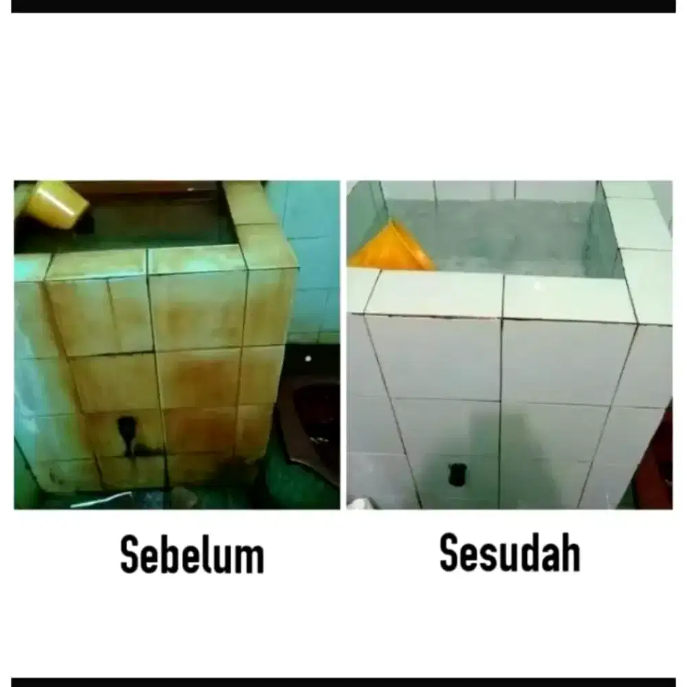 Kondisi kamar mandi kotor dan berkerak