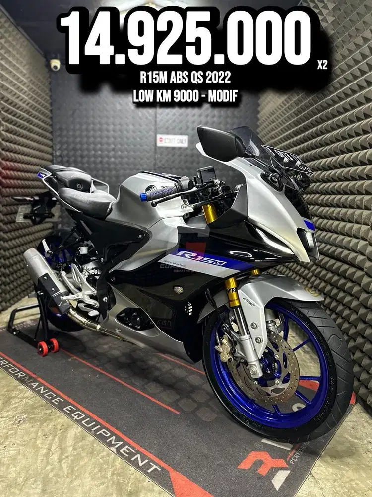R15M OR R 15 M ABS QS 2022 LOW KM 9XXX PAJAK ON RAWATAN SUPERB UNIT