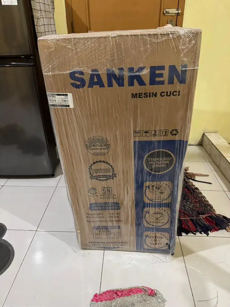 Mesin Cuci Sanken 2 Tabung TW-882GY Twin Tube 9 Kg