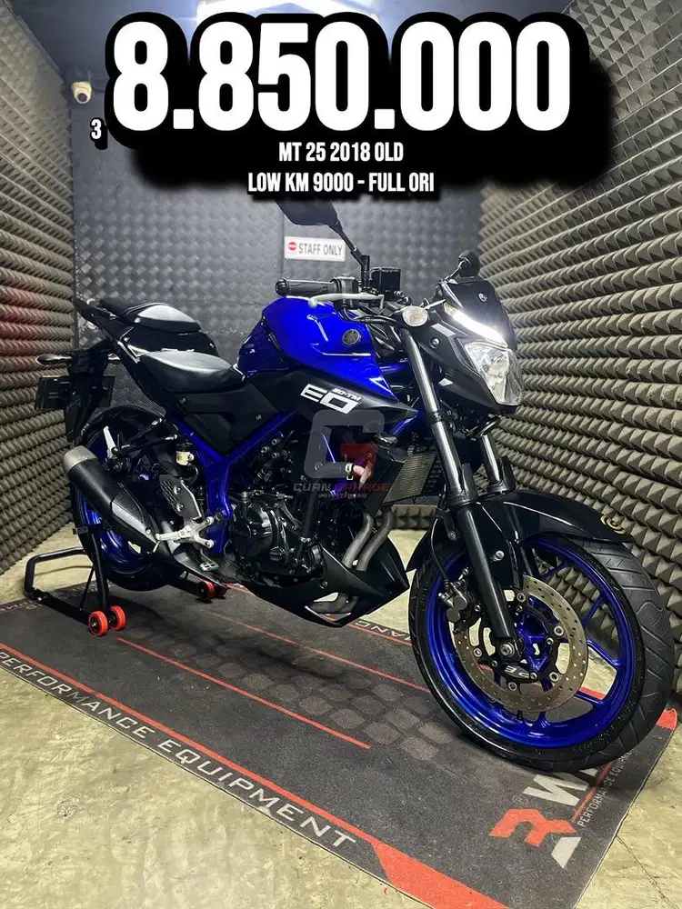 MT 25 OR MT25 2018 LOW KM 9XXX FULL ORIGINAL RAWATAN SUPERB UNIT BRO