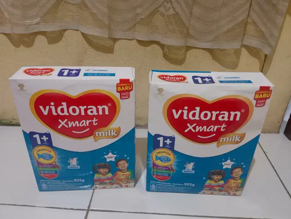 Susu vidoran 1+ rasa vanila 925gr