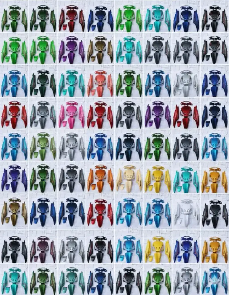 Warna custom body motor Mio sporty dan smile