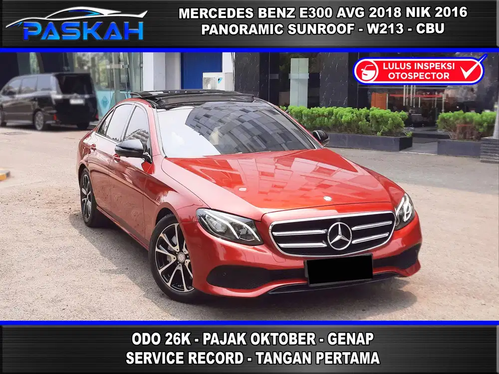 RARE Odo=26k OKTOBER MERCY E300 Avantgarde 2017 Nik 2016 E 300 2017