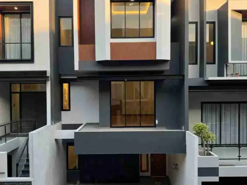 Rumah modern kontemporer dalam townhouse dekat cilandak KKO