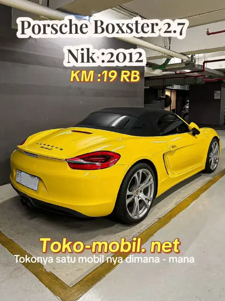 PORCHE BOXSTER CABRIOLET 2.7 AT 2012