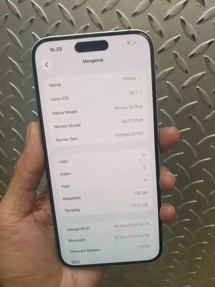 Iphone 15 plus 128gb ibox