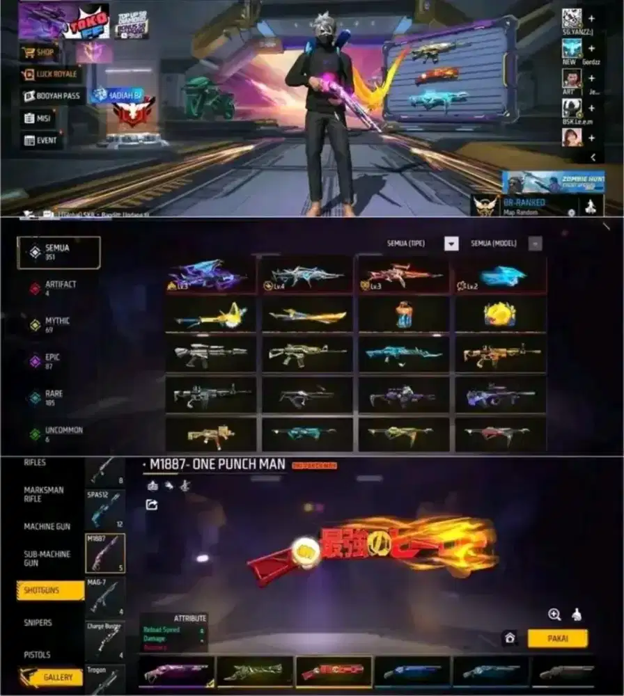 Admin real jual beli akun ff aman dan amanah