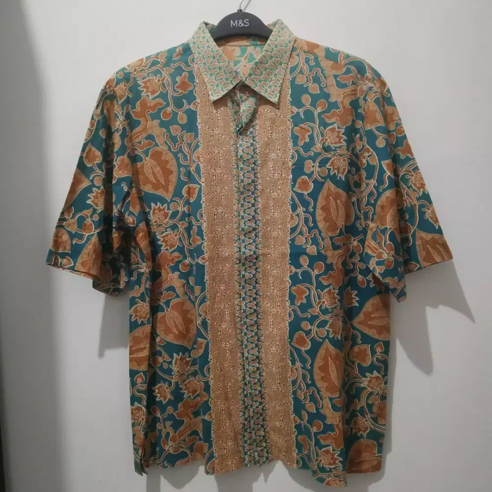 Kemeja Batik Pria Lengan Pendek Baju Kondangan Cowo Laki Cowok