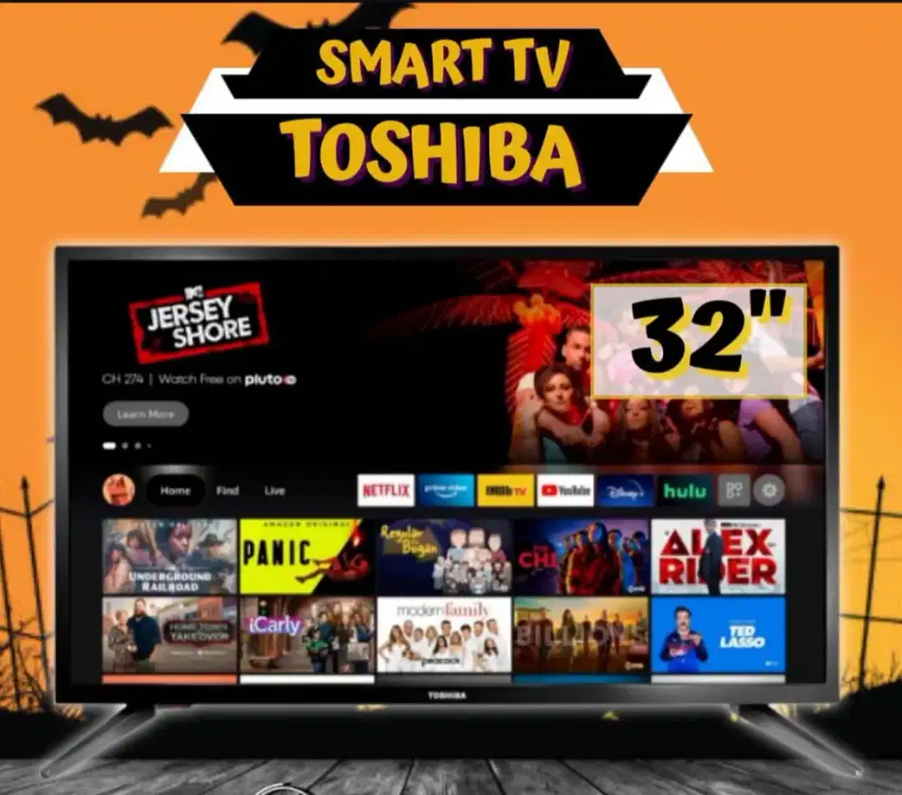 TOSHIBA SMART TV 32 INCH (BARU)