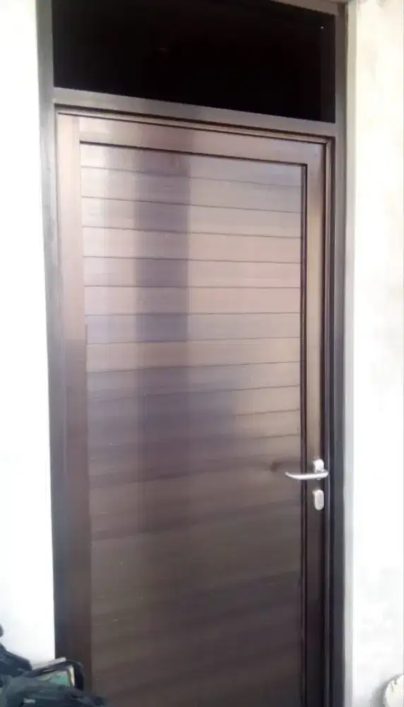 Pintu Aluminium Spandriel double jogja