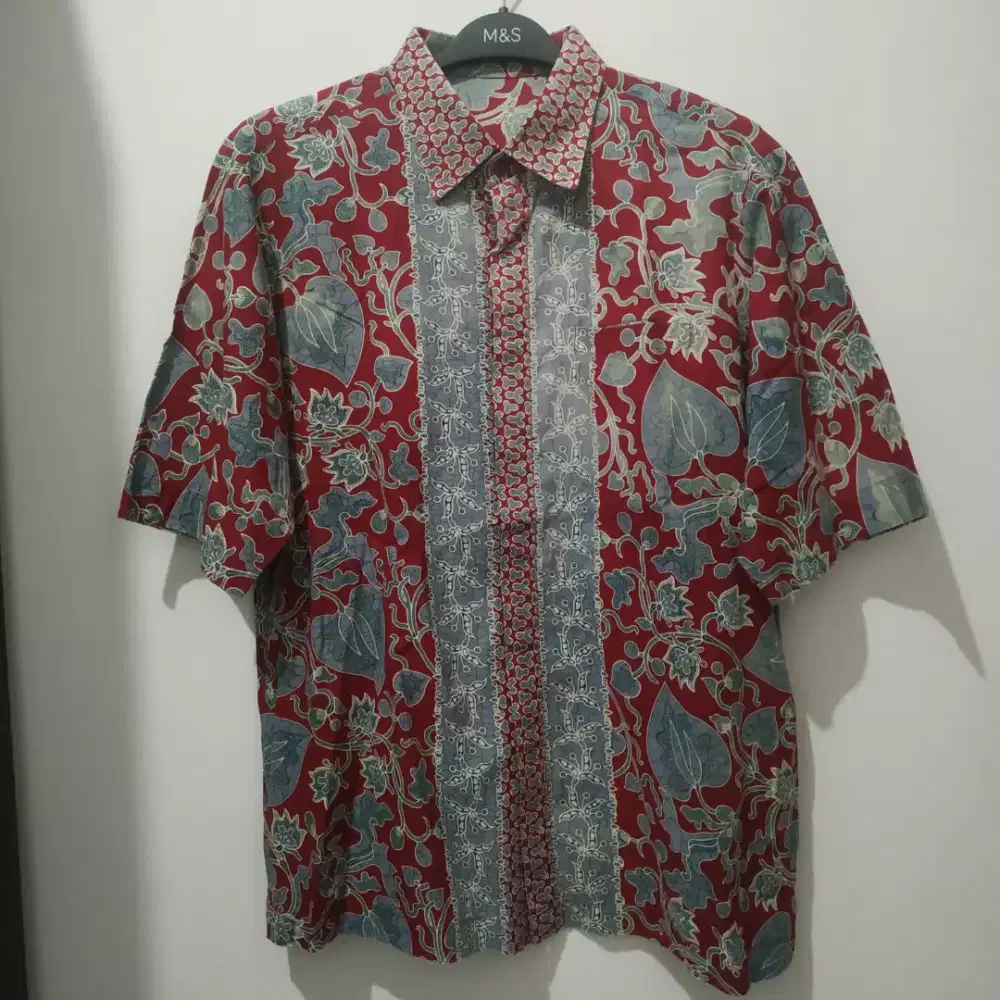 Kemeja Batik Pria Lengan Pendek Baju Kondangan Cowo Laki Cowok