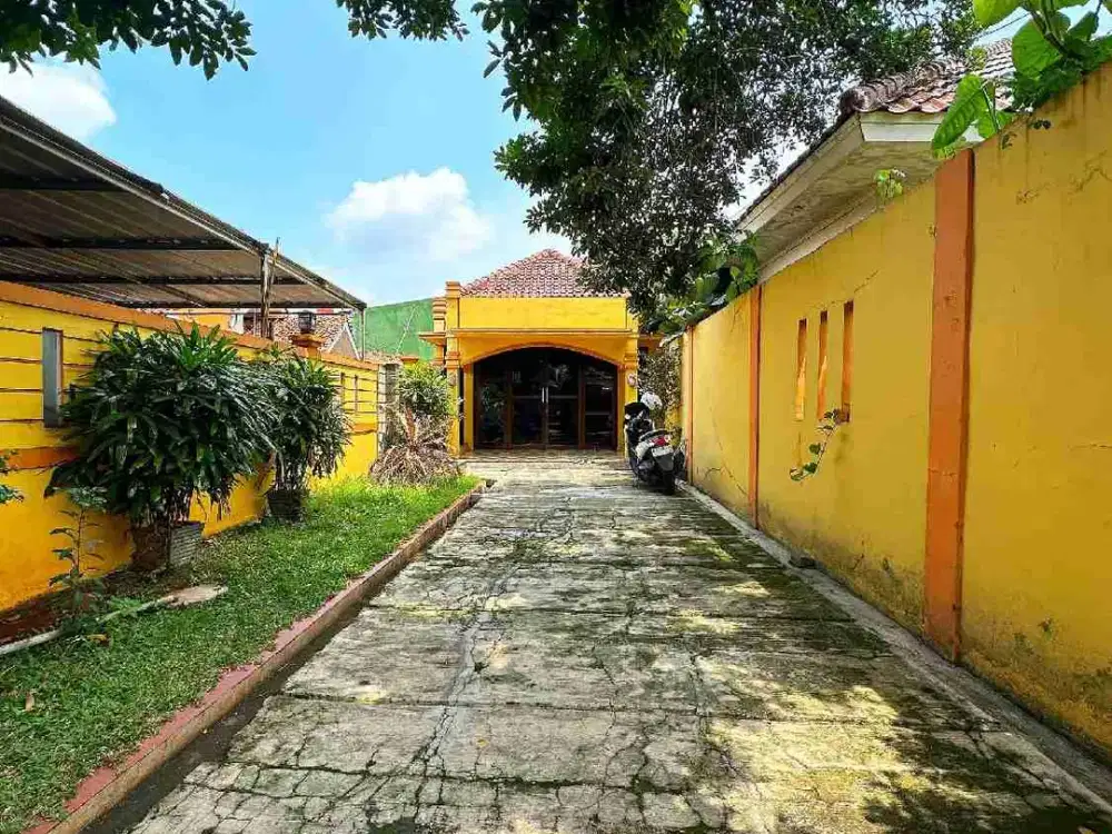 Full furnished LUAS Tanah 327 Meter JUAL MURAH (BU) RUMAH STRATEGIS Luas 500meter ke JL RADAR AURI