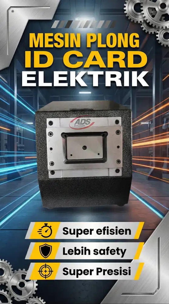 MESIN PLONG ID CARD ELEKTRIK TIPE PREMIUM