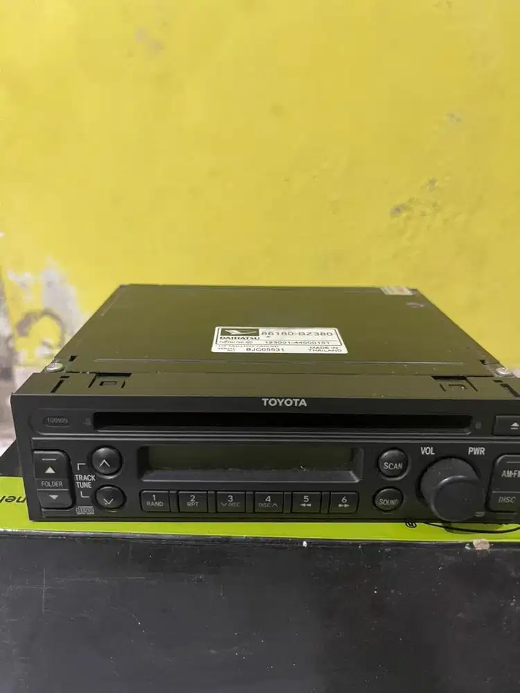 Jual Tape singel Din bawaan ori toyota avanza all new